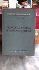 TEORIA MODERNA A MAGNETISMULUI - S.V. VONSOVSKI foto