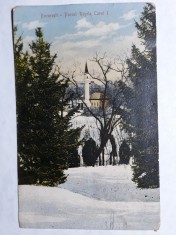 BUCURESTI - PARCUL CAROL - PEISAJ HIBERNAL - PERIOADA INTERBELICA