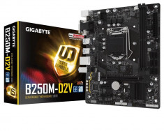 Placa de baza GIGABYTE Socket LGA1151, B250M-D2V, 2*DDR4 2133/2400Mhz, D-Sub/DVI-D, 1*PCIEx16, 2*PCIEx1, 6*SATA 6Gb/s, Realtek GbE LAN chip bulk foto