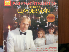 richard clayderman ein weihnachtstraum album disc vinyl lp muzica pop balad 1982 foto