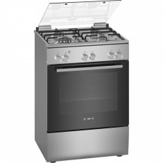 Aragaz Bosch HGA030D50 Gaz 4 zone gatit Grill electric 60 cm Inox foto