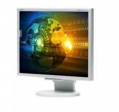 Monitor 19 inch LCD, NEC MultiSync 1970NX, Silver &amp;amp; White, Lipsa Butoane foto