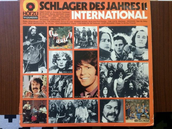 international hits schlager des jahres disc vinyl lp selectii muzica pop rock