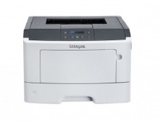 Imprimanta LaserJet Monocrom, A4, Lexmark MS410dn, 40 pagini/minut, 60.000 pagini lunar, 1200 x 1200 DPI, Duplex, USB, Network, 2 Ani Garantie foto
