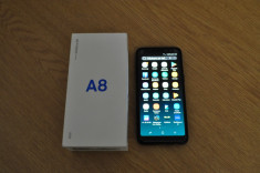 Telefon Samsung A8 duos 2018 ca model ,ca nou in GARANTIE. foto