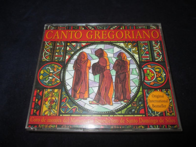 Coro De Monjes del Monasterio Benedictino - Canto gregoriano _dublu CD _ EMI foto