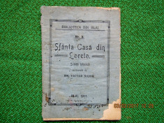 Sfanta Casa din Loreto.Tipografia Seminarului Blaj 1911.Foarte rara. foto