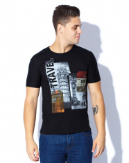 TRICOU BARBAT NEGRU foto