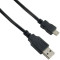Cablu 4World USB 2.0 tip AM / B MICRO 5pini 1.0m Portocaliu