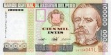 Bancnota Peru 100000 Intis 1989 P-145 UNC Necirculata America de Sud