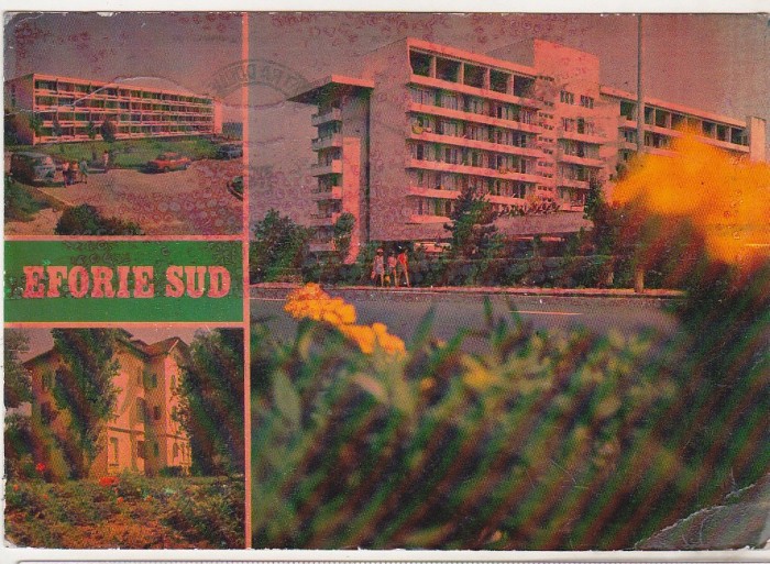 bnk cp Eforie Sud - Imagini din statiune - circulata