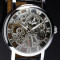 Ceas WINNER Silver SKELETON MASTER-SILVER Dial White Hands-MODEL 2018-SUPERB