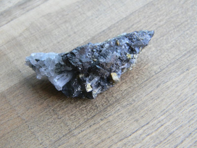 Specimen minerale - CUART, PIRITA SI BLENDA (C4) foto