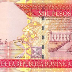 REPUBLICA DOMINICANA █ bancnota █ 1000 Pesos Oro █ 2009 █ P-180b █ UNC