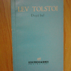 d8 Dupa Bal - Lev Tolstoi
