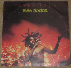 vinil/vinyl Peter Tosh ?? Bush Doctor ,Italy 1978,multiple zgarieturi foto