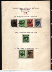 1948 germania mi 182, 185, 190, 196, 207, 200 si 208 stampilate foto