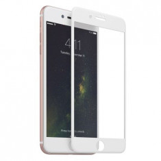Folie protectie IMPORTGSM pentru Apple iPhone 7/8, Tempered Glass, Full Cover, Privacy, 3D, Margini Curbate, Alba foto