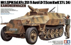 + Kit 1/35 Tamiya 35147 - Sd.Kfz.251/9 Ausf.D 7.5cm Kanonenwagen + foto