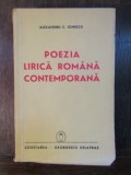 Alexandru C. Ionescu - Poezia lirica romana contemporana