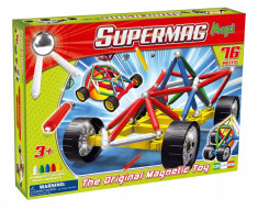 SUPERMAG MAXI WHEELS - SET CONSTRUCTIE 76 PIESE - VV25413 foto