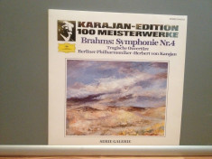 BRAHMS ? SYMPH. No 4/Tragic Ouverture - KARAJAN (1978/POLYDOR/RFG), - VINIL/NM+ foto