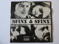 Rar! Vinil single 7&amp;#039;&amp;#039; Sfinx &amp;amp; Sfinx-Focuri vii in stare buna,Electrecord 1981 foto