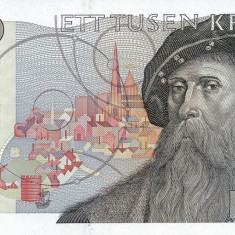 SUEDIA █ bancnota █ 1000 Kronor █ 1992 █ P-60 █ UNC necirculata