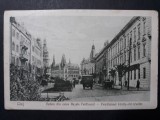 CLUJ - CALEA REGELE FERDINAND - PERIOADA INTERBELICA - FRANCATURA FRUMOASA, Circulata, Fotografie