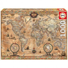 Puzzle Antique World Map 1000 Piese - VV25769 foto