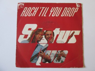 Vinil single 7&amp;#039;&amp;#039; Status Quo:Rock&amp;#039;til you drop in stare buna,Vertigo 1991 foto