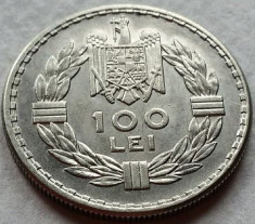 100 Lei 1932 Ag Londra, Romania, a UNC foto