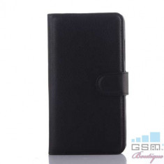 Husa Flip Cu Stand Case for ZTE Blade L3 Neagra foto