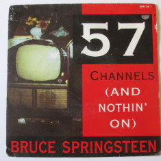 Vinil single 7'' Bruce Springsteen:57 Channels(And nothin' on),Columbia 1992