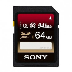 Card Sony SDXC UHS-I U3 64GB - card de memorie 94MB/s foto