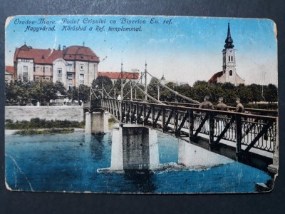 ORADEA - ORADEA MARE - PODUL CRISULUI CU BISERICA EVANGHELICA REFORMATA foto