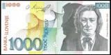 SLOVENIA █ bancnota █ 1000 Tolarjev █ 2000 █ P-22 █ UNC