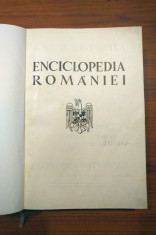 Enciclopedia Romaniei DIMITRIE GUSTI - VOL.4 - Economia Na?ionala foto