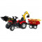 Tractor Powerloader Rosu cu Cupa Functionala, Excavator, Remorca, Grebla si Lopata - VV25787