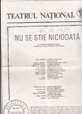 Bnk rev Program Teatrul national IL Caragiale -Nu se stie niciodata- GB Shaw