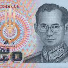 THAILANDA █ bancnota █ 50 Baht █ 2004 █ P-112 █ semnatura 74 █ UNC necirculata