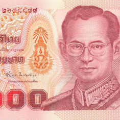 THAILANDA █ bancnota █ 100 Baht █ 2005 █ P-114 █ semnatura 82 █ UNC necirculata