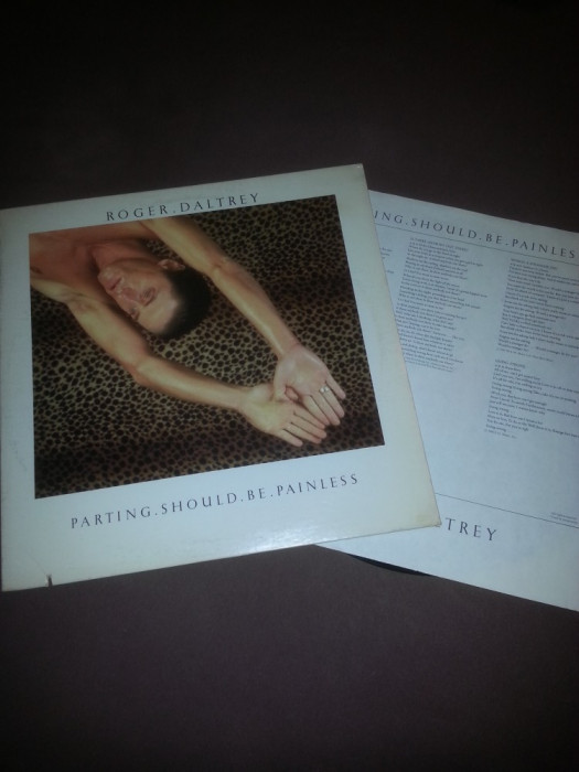 Roger Daltrey &ndash;Parting Should Be Painless-Atlantic 1984 US vinil vinyl