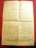 Contract de Ucenicie 1949 - Camera Munca Brasov ,4 pag