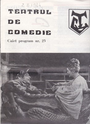 bnk rev Teatrul de comedie - caiet program nr 23 1984 foto