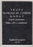 Bnk rev Trupa Teatrului de comedie de la B la V ed III 1979