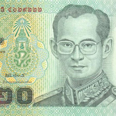 THAILANDA █ bancnota █ 20 Baht █ 2003 █ P-109 █ semnatura 81 █ UNC necirculata