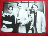 Fotografie grup cu Actorii Kevin Kline si J.Lee Curtis in Film Creaturi Fioroase