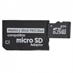 Adaptor micro SD / SDHC la Memory Stick MS Pro Duo pt PSP / camera foto Sony foto