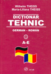 Dictionar tehnic German-Roman Vol. 1-4 foto